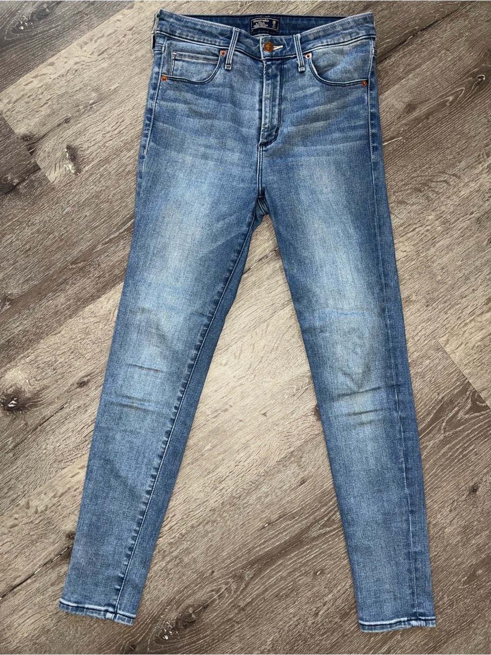 Abercrombie & Fitch Light Blue Skinny Jeans Size 2